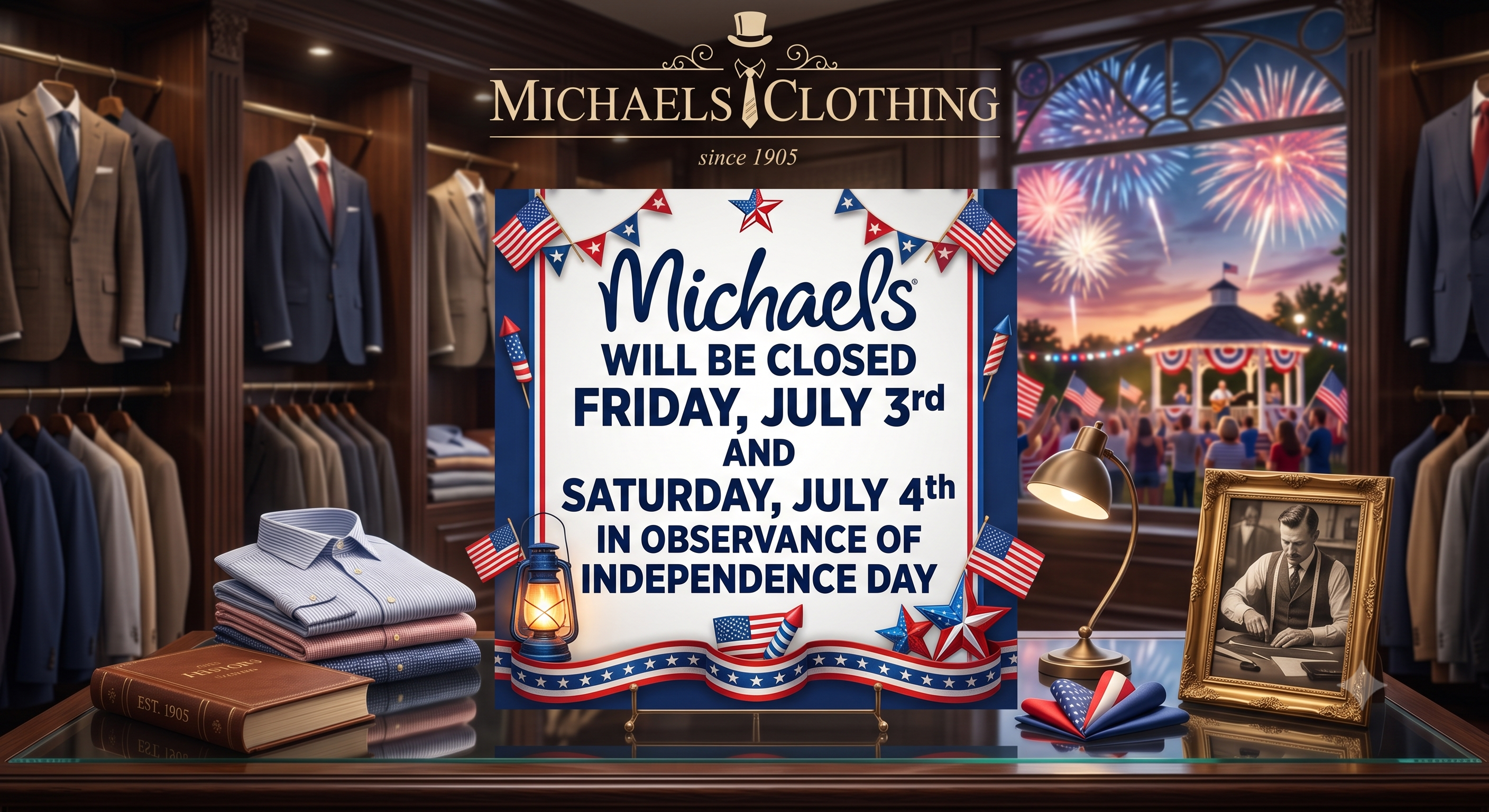 Independence Day Store Closure Notice